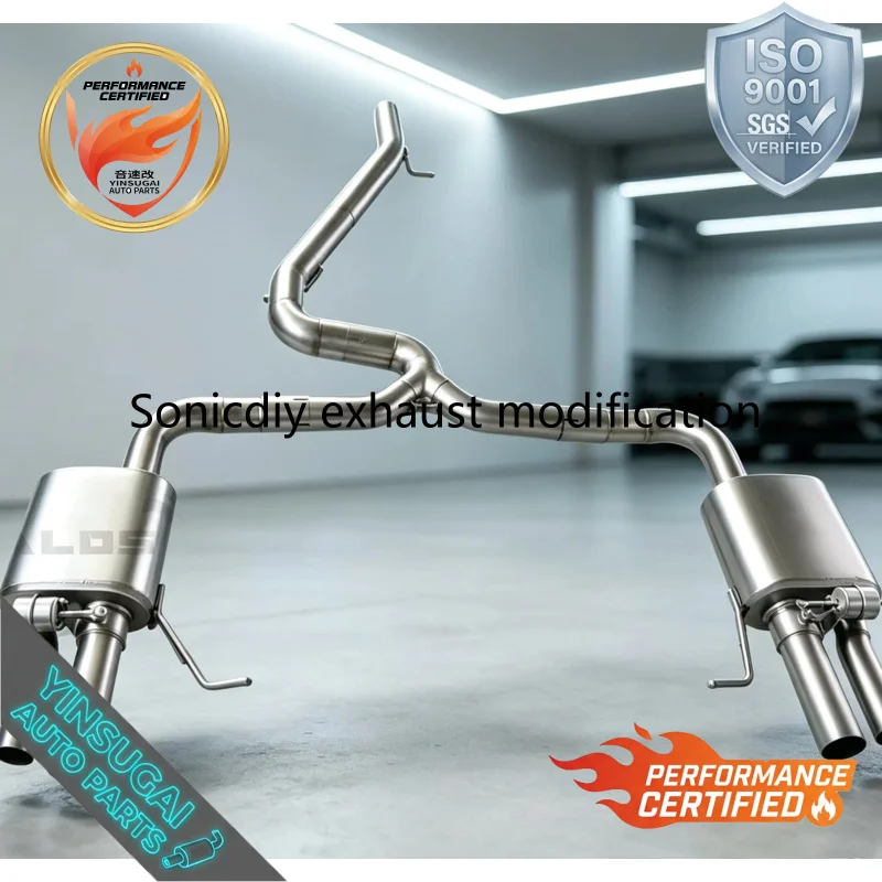 Cuski Performance 304 Stainless Steel Valved Catback OEM Muffler for Volkswagen Arteon 4Motion 2.0T 2017-2021