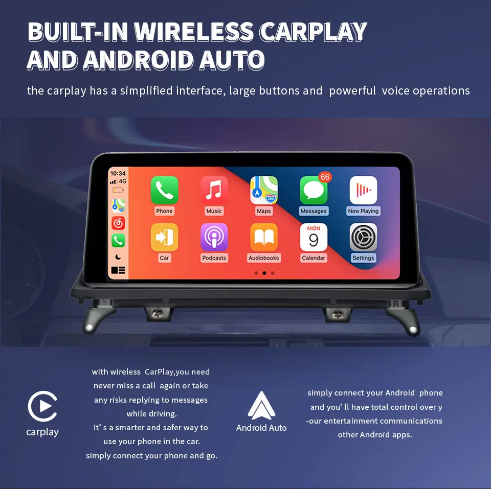 Car Multimedia Touch Screen Linux System For BMW M3 F80 M4 F82 F87 With Reversing Aid Dashboard Android Auto & Wireless Carplay