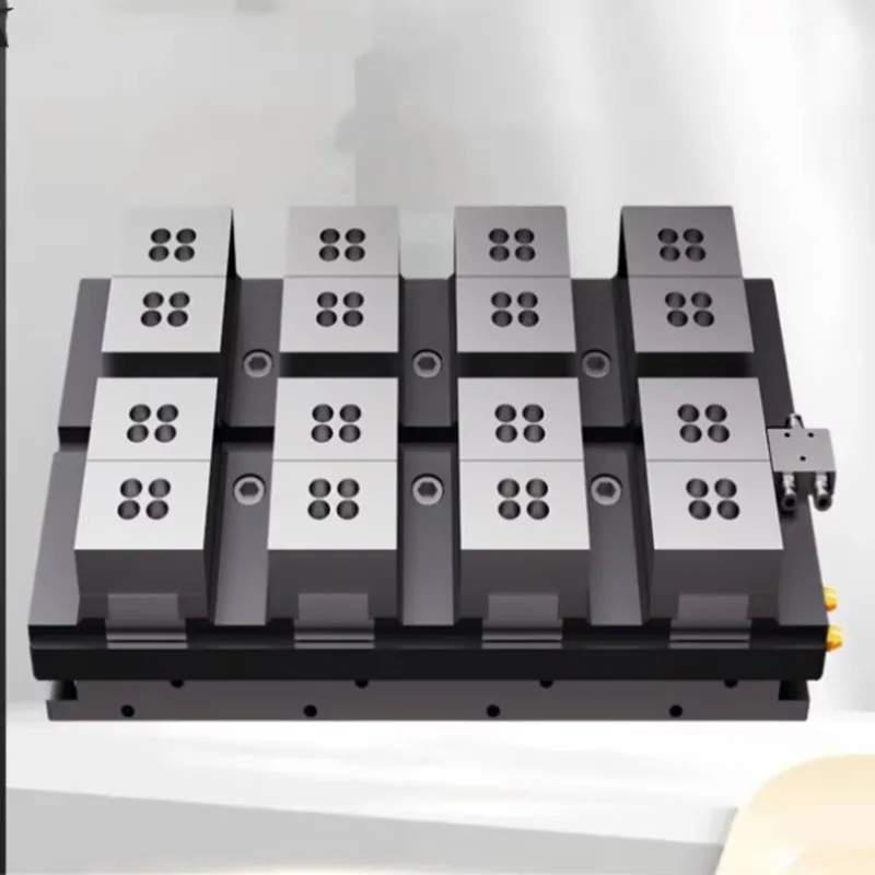 WS-Q80 Pneumatic Bench Vise Fixture Hydraulic Parallel Bench Pliers Industrial Grade Multi-function Multi-station Machine Tool