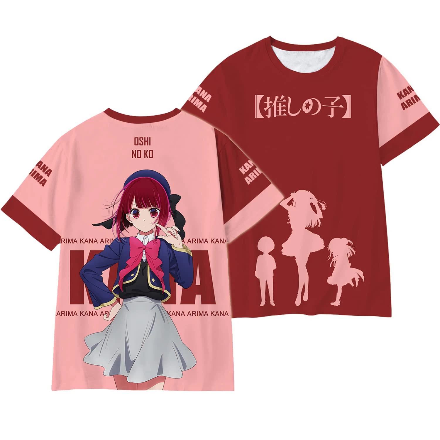 

3D Print Anime T-Shirts Oshi No Ko Streetwear Men Women Fashion Oversized Short Sleeve T Shirt Harajuku Kids Tees Tops Clothing