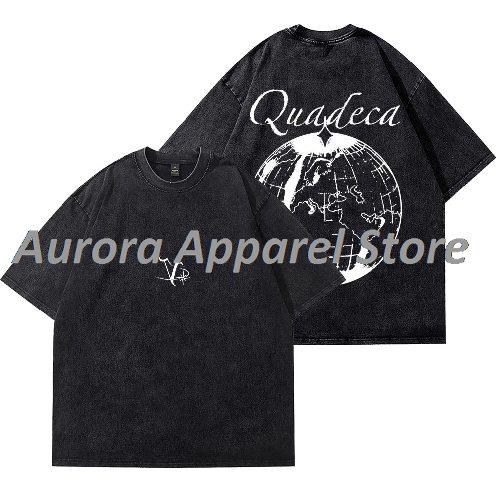 

Quadeca Vanisher Vintage Wash T-Shirts 2025 Tour Merch Women Men Cotton Short Sleeve Tee