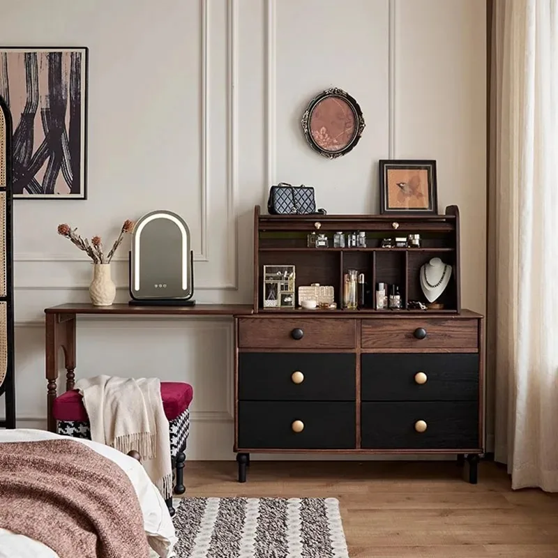 Living Room Organizer Vanity Table College Dorm Essentials Dressing Table Drawers Storage Mesa De Maquillaje Chinese Furniture