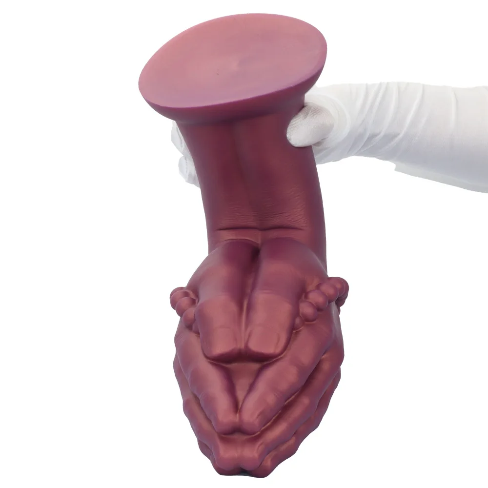 Latest Silicone Realistic Hand Dildo Anal Plug Suitable For Vaginal Masturbation Or Anal Fisting Men\'S Large Dildo Adult Product