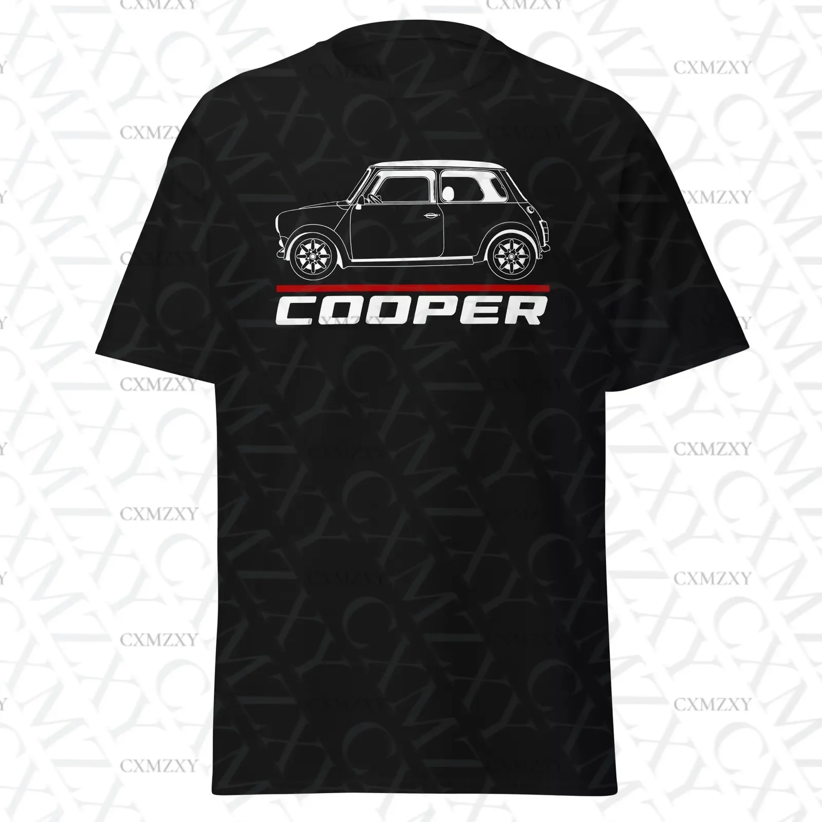 

2025 Men T Shirt Casual Premium T-shirt for Mini Cooper Classic Car Enthusiast Graphic Summer Short Sleeves 100% Cotton S-3XL