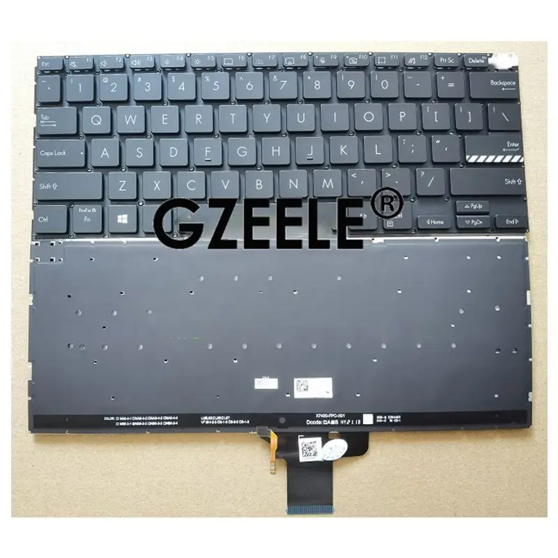 

US laptop keyboard for ASUS pro 14pro M3400Q M3400WU K3400PA M3401QA M7400QC Backlit