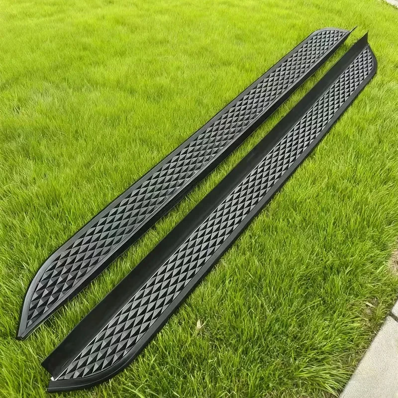 Auto Parts Matte Black Aluminum Bolt-On Pair of Running Boards Brackets Included For SEAL U Song Plus 2023-2026 SUV
