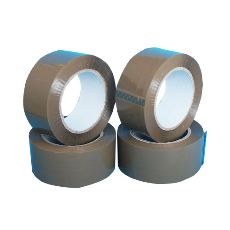 10 pieces（custom）BOPP Transparent Customize Wrapping Tape Good Stickiness Brown And Yellow Package Packing Tape