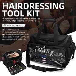 Barber Handbag Hairdresser Travel Carrying Pouch with Shoulder Strap Pro Hairdressing Tool Storage Salon Hairdressing Bag