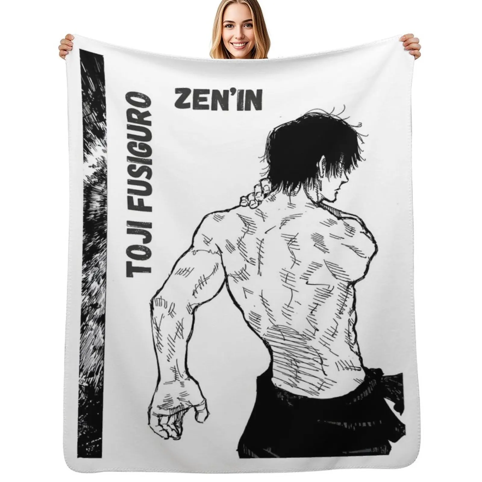Toji Fusiguro Throw Blanket Warm Comfortable Blanket Gift for Parents Friends