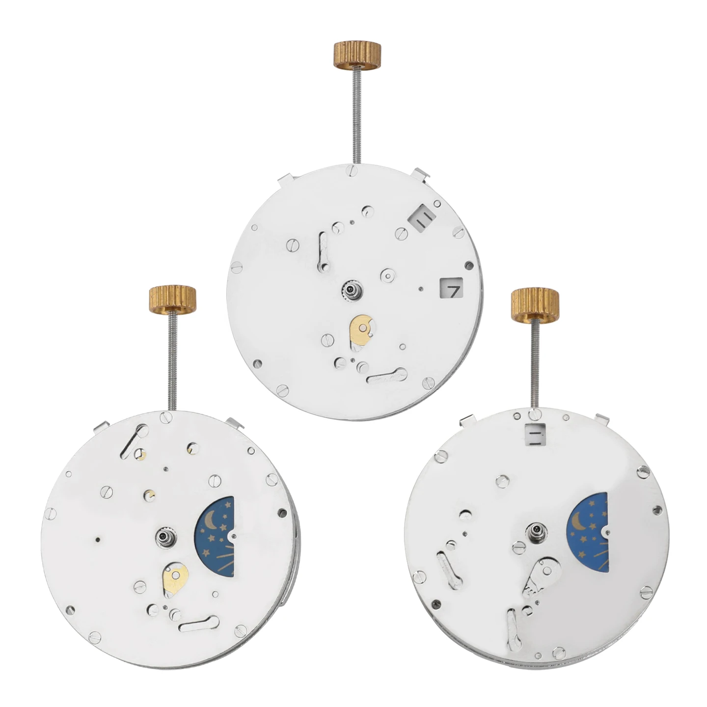 ملحقات حركة الساعة لحركة 8205 الميكانيكية المحلية متعددة الإبر حركة ستة دبابيس 3 6 9 بدون حركة التقويم