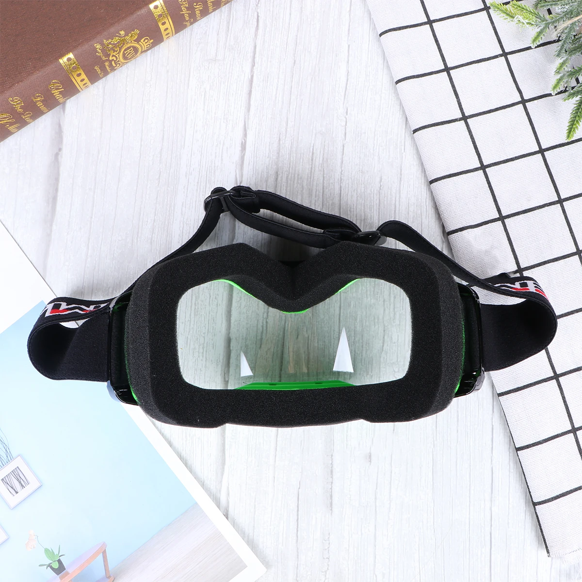 

Windproof Goggles Protective Glasses Dustproof PC Material LongLasting Adjustable Elastic B For Motor Riding Ski