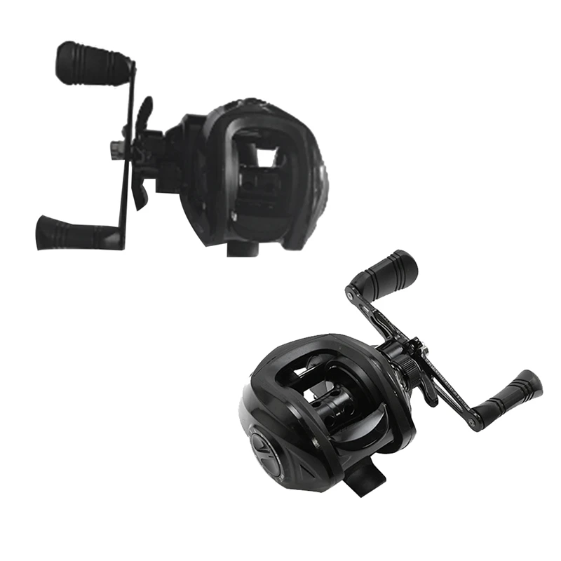 Fishing Baitcasting Reel 18+1 Shaft 7.2:1 High Gear Metal Line Cup Sea Jig Wheel Right Hand