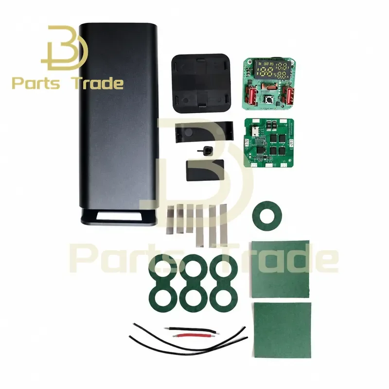PD 100W Mobile Power Supply Type Bidirectional Fast Charging Digital Display 21700 Power Bank DIY Kit for SW6306V Solution