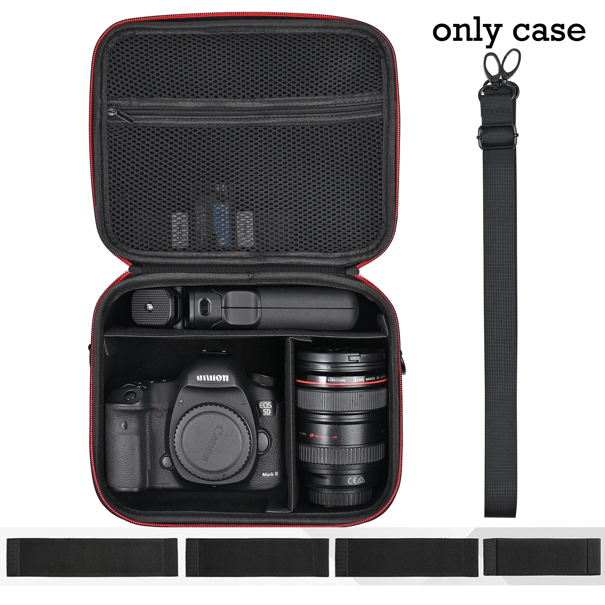 Camera Case for Canon EOS Rebel T7 / T100 / R50 / R100 / R5 / R6 Mark II / 90D DSLR Camera Bag,Sony,Nikon DSLR Camera Box