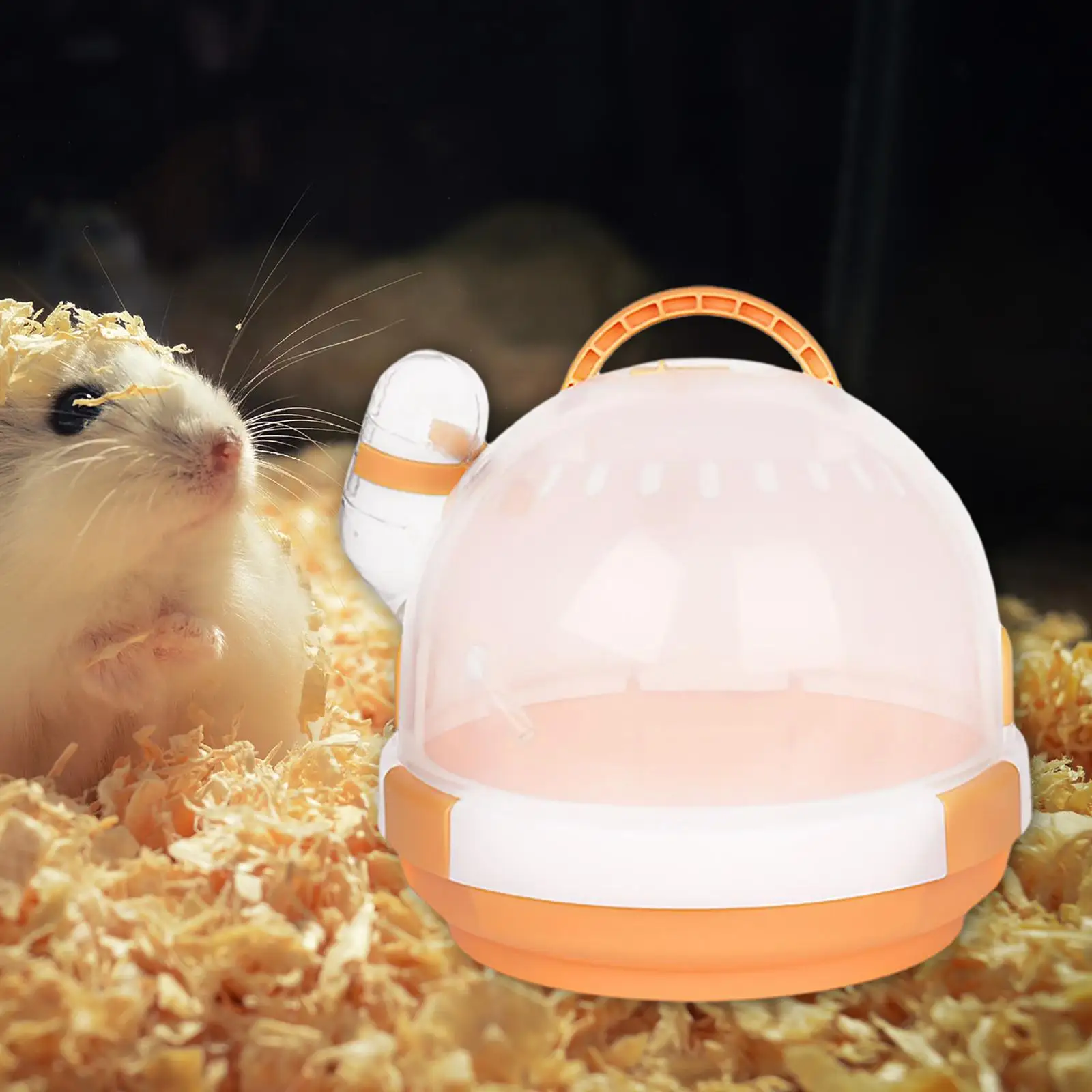 Portable Breathable Outdoor Hamster Carrier Transport Travel Cage Vacation House for Parrots Sugar Glider Chinchillas Habitat