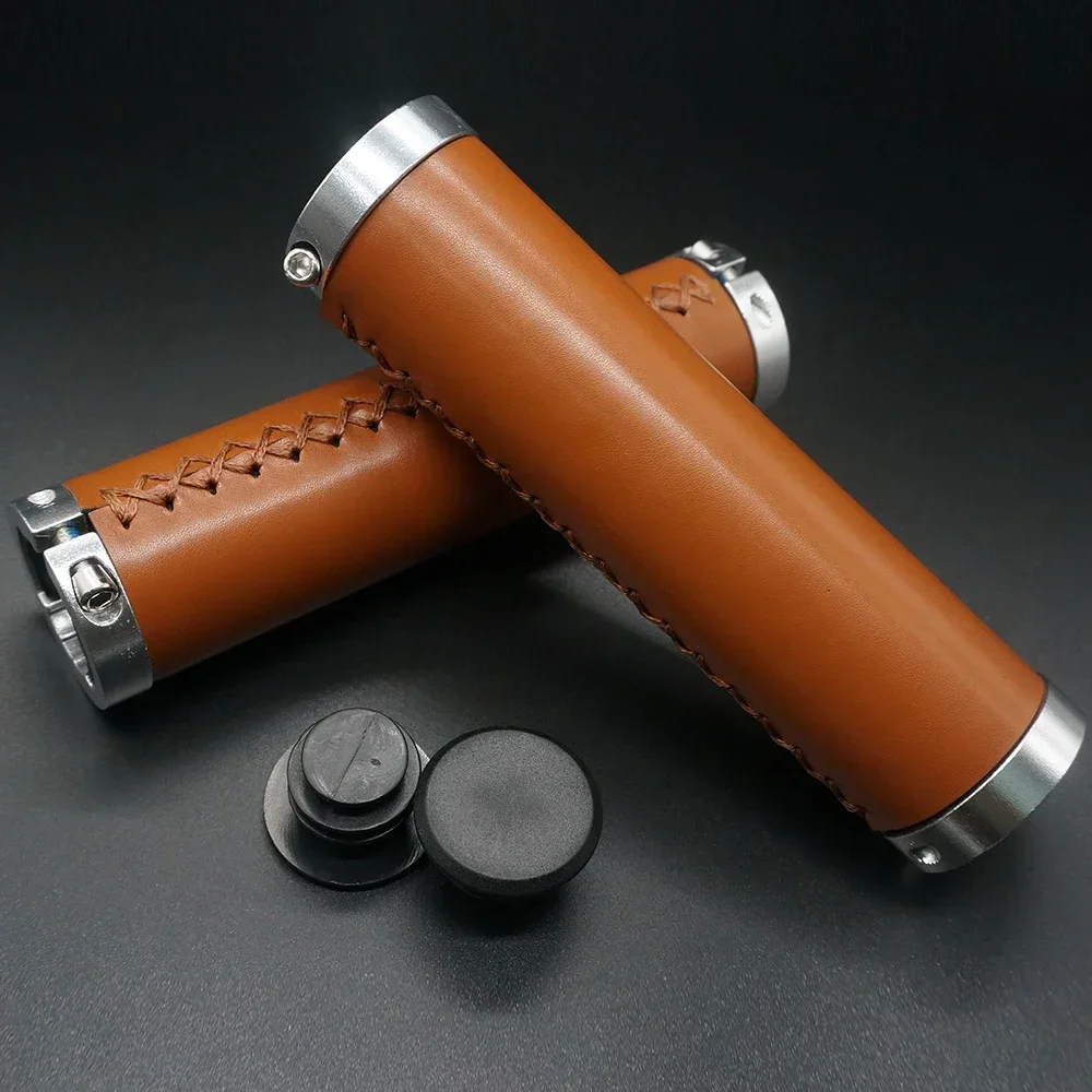 แฮนด์จักรยานถนนแบบเย็บ แฮนด์แบบย้อนยุค แฮนด์หนังแบบเย็บ