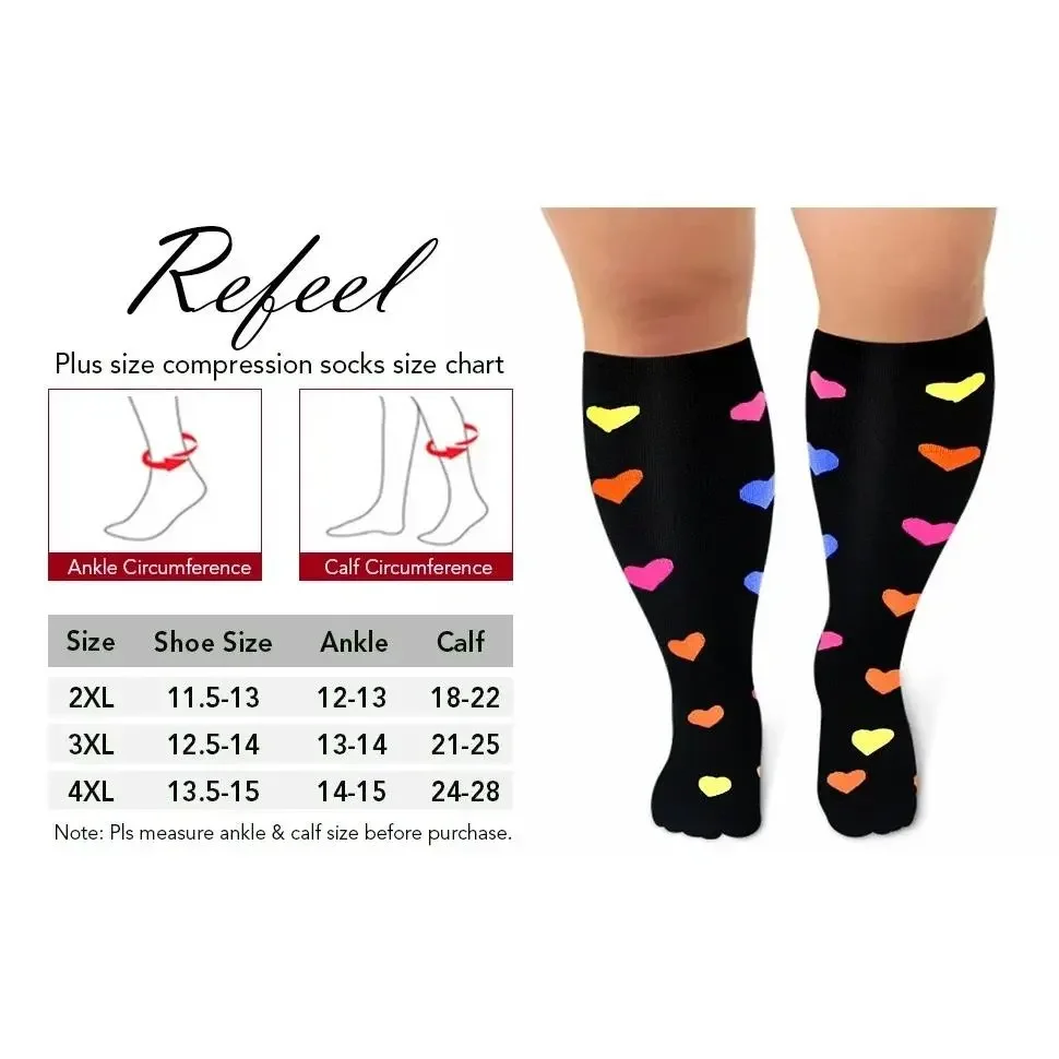 3 Pairs Women's Oversized Compression Socks, Relaxed Fit Design with Soft Lightweight Fabric, Comfortable for Everyday Casual and Regular Daily Use Soft Comfy Hosiery Breathable