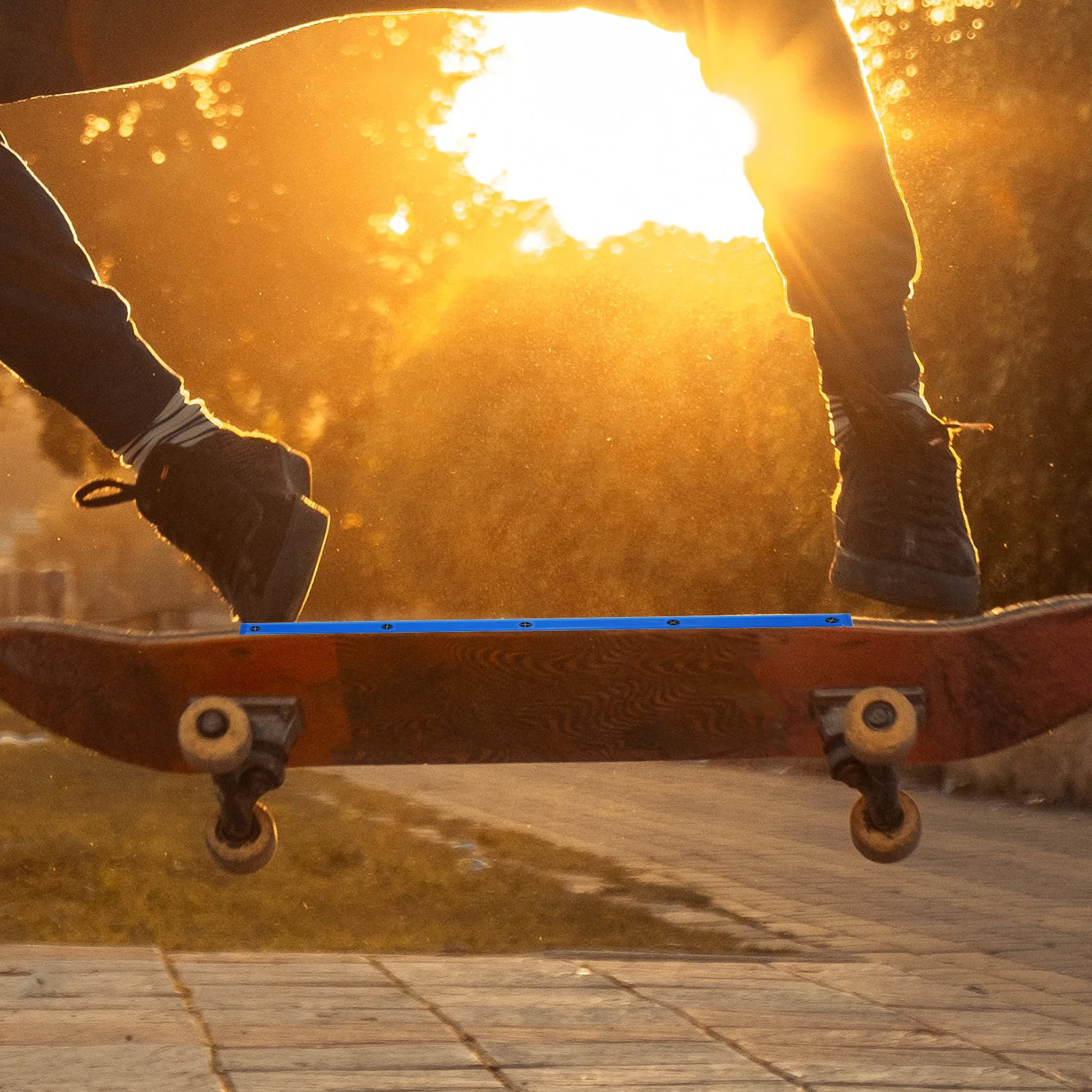 2 قطعة قضبان عظم الضلع القابلة للاستبدال مادة بوم ملحقات لوح التزلج المتينة أجزاء اللوح الطويلة للاستخدام المريح قضيب لوح التزلج #5