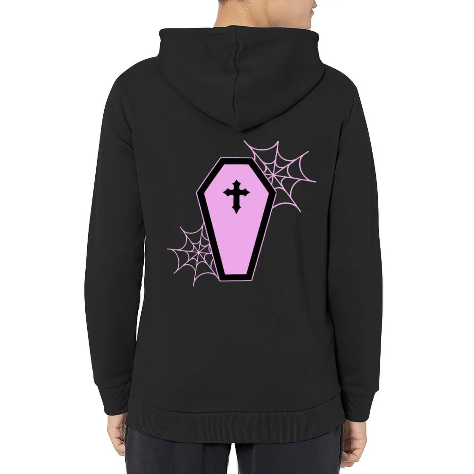 

Pastel Coffin Pattern Hoodie anime clothing men's sweat-shirt blouse korean clothes new in hoodies & sweatshirts