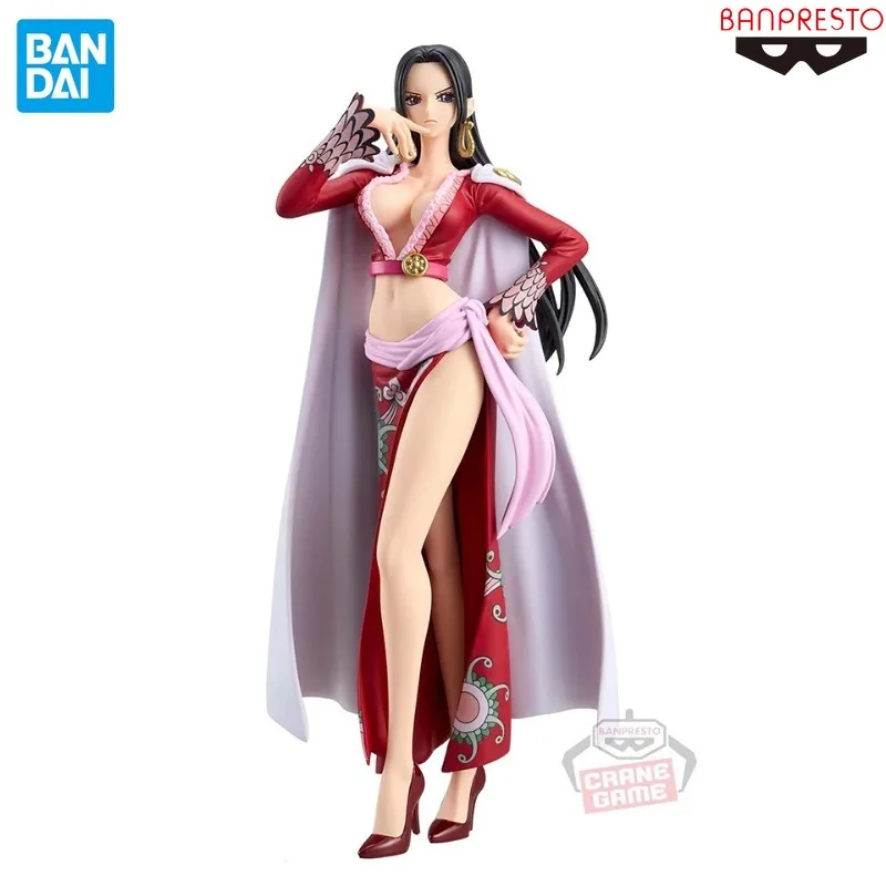 Original Genuine Banpresto One Piece Great Line DXF EXTRA 17cm Boa Hancock Anime Figure PVC Figurine Model Collection Toys Doll