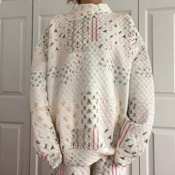 

2025 Women's Autumn/Winter Half High Collar Sportswear Hoodie Top Pants Set