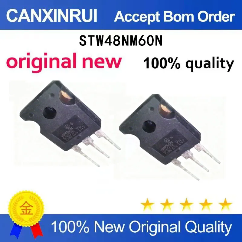 

(5-100 Pieces) STW48NM60N W48NM60N brand new stock TO-247 650V 44A