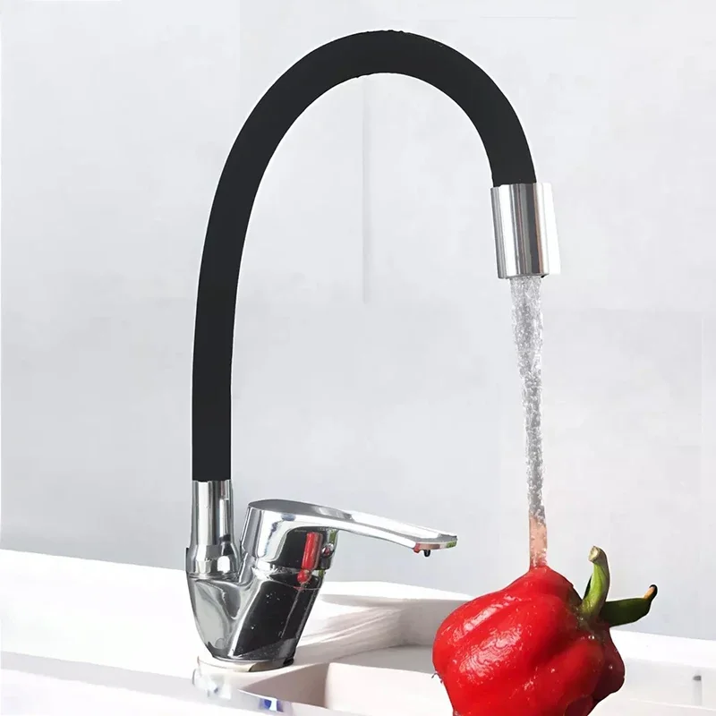 

Universal Kitchen Sink Faucet Hot and Cold Sink Tap 360° Rotation Water Tap Household Wash Basin Sink Faucet Bathroom Accessory