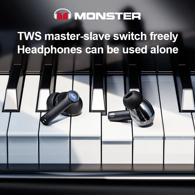 TWS-наушники Monster XKT02 с сабвуфером и поддержкой Bluetooth 5,1