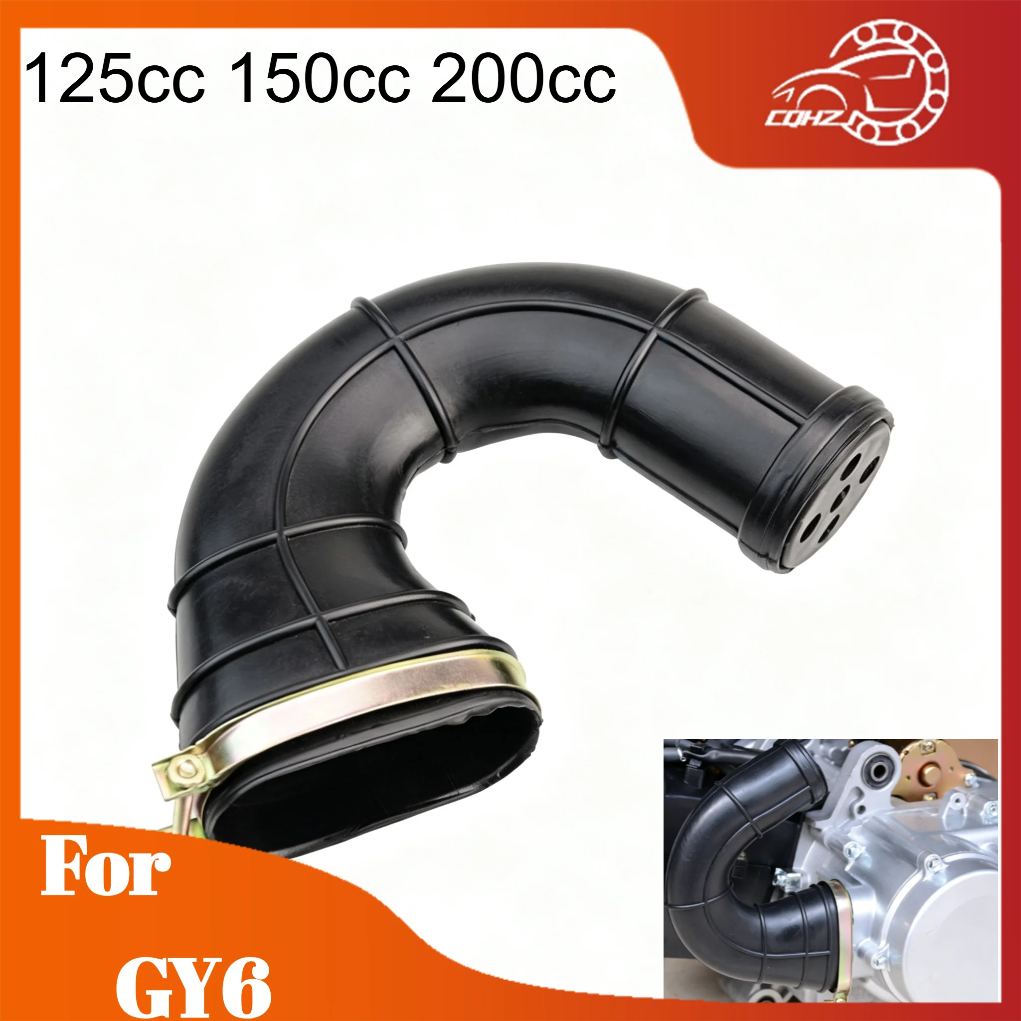 Engine Side Cover Suction Duct Air Filter Replacement For GY6 125cc 150cc 200cc 250cc ATV UTV Karting Dirt Bike Motorcycle Parts