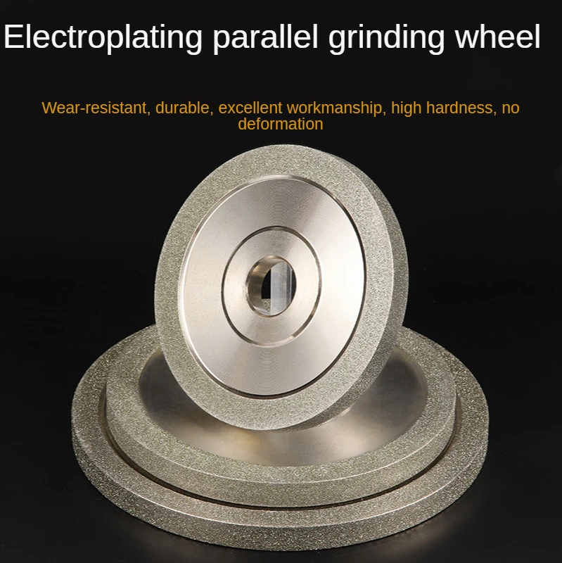 Imagem -04 - Disco Abrasivo Galvanizado para Apontador Tungsten Steel Milling Cutter Flat Sdc Diamond Grinding Wheel 100x10x20x10 mm