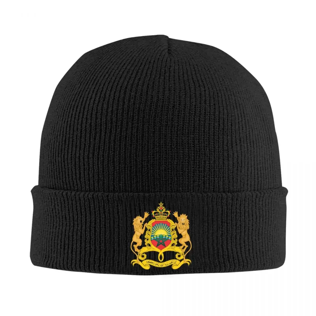 Morocco Of Arms Hats Autumn Winter Skullies Beanies New Cap Men Women Skullcap