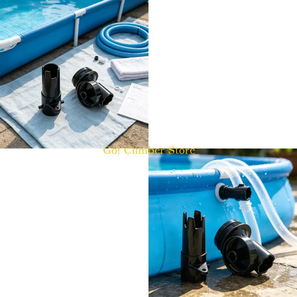 Q84C Pool Service Hose Fitting ABS Coupler for Inflatable Pool Use