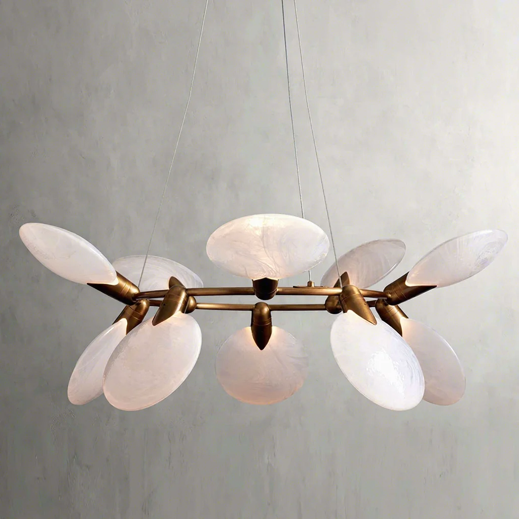 

Kitchen Island Pendant Light Luxury Home Decor Nordic Modern Hand Blown Glass Chandelier