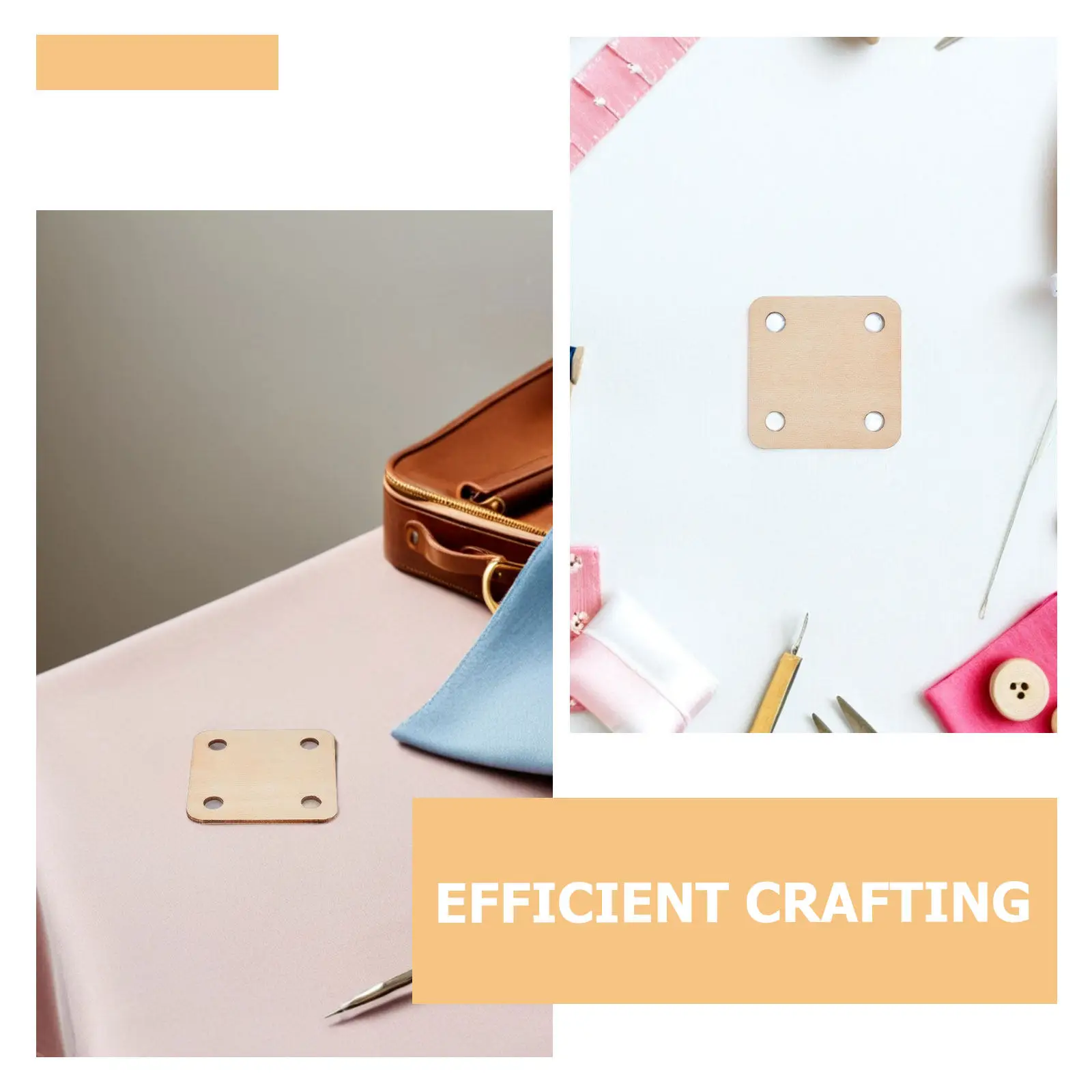 36Pcs Wooden Weaving Cards Multi-Craft Loom Board Smooth Surface 4-Hole Design for Weaving Beginners Advanced Crafters Card