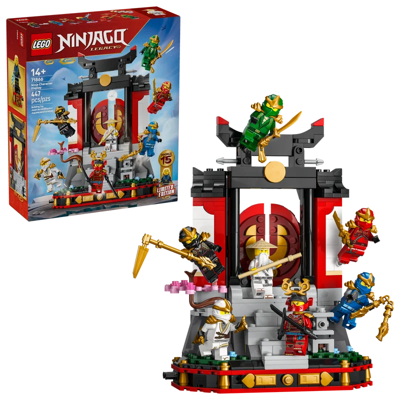 В наличии: LEGO ®   НИНДЖАГО ®   Набор для 15-летия телешоу с изображением персонажа-ниндзя (71866), включающий 8 минифигурок в подарок.