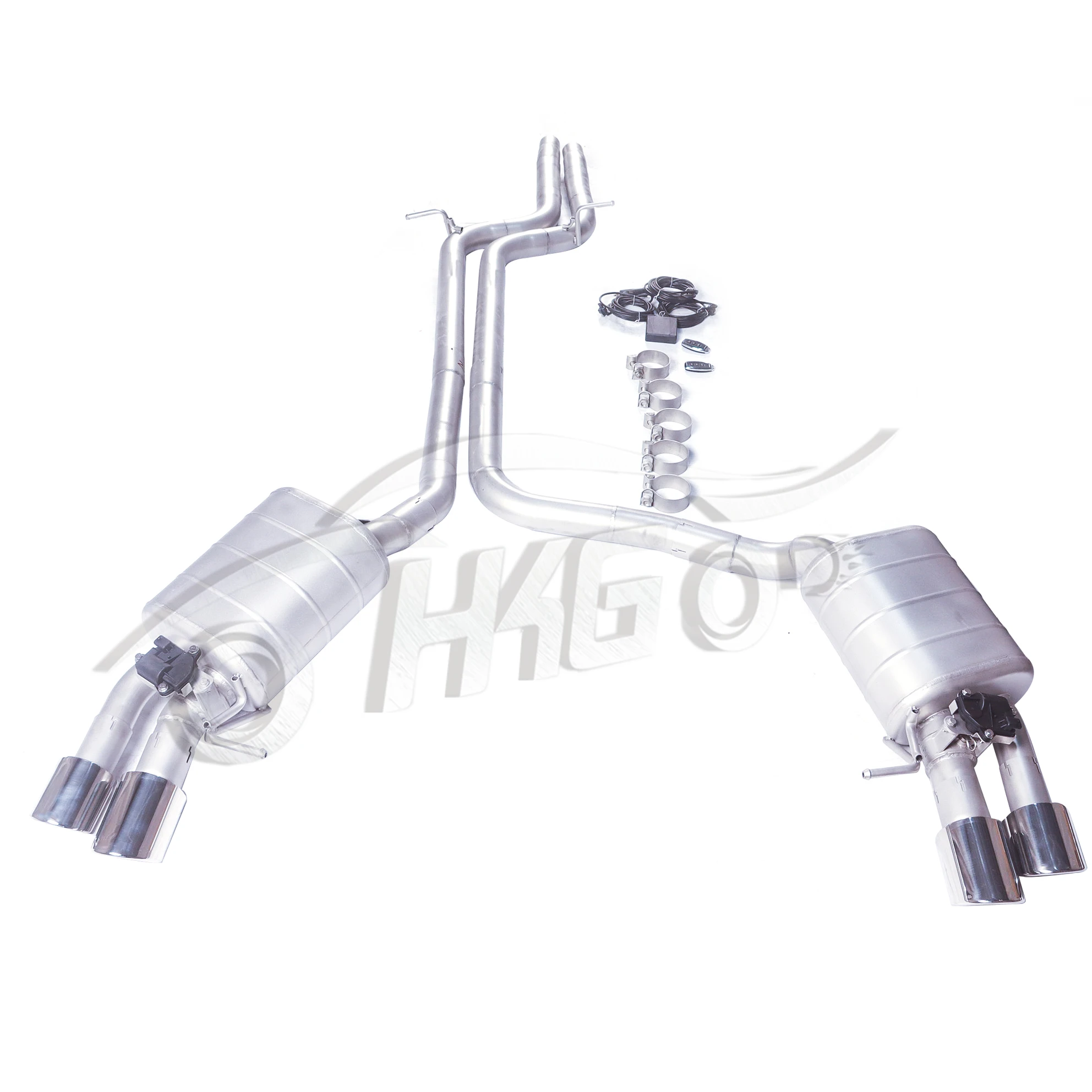 

GFC применим к Catback из нержавеющей стали 3.0T 3.2L 304 с клапаном выхлопной системы Audi Q5 с 2009-2016 гг.