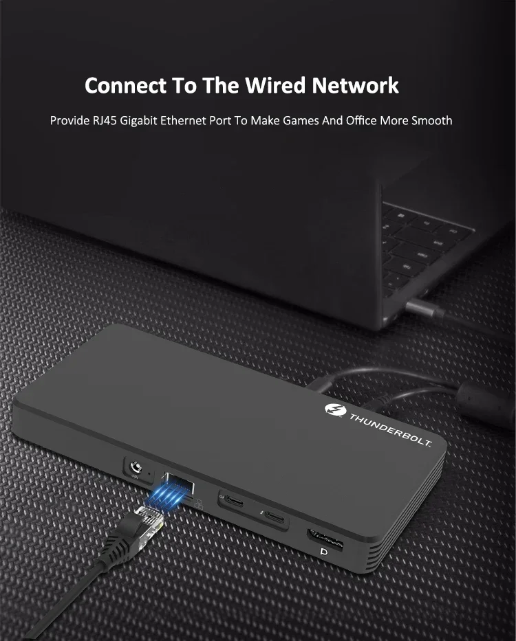 2025 10 in 1 Multiport Aluminium Thunderbolt3 Docking USB4.0 Hub Station+PCIe NVME M.2 SSD Case thunderbolt  3 dock