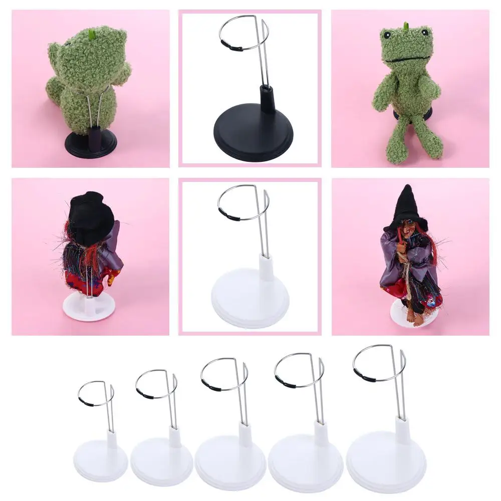 Support Metal Support for Bear Doll ​ White/Black Doll Display Holder Doll Stands Holder Doll Wrist Stand Puppet Support