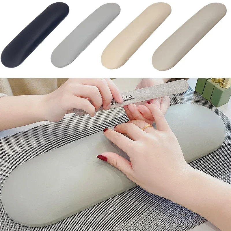 

5 Colors PU Soft Hand Palm Rest Manicure Table PVC Hand Pillow Cushion Arm Rest Russian Style Manicure Pillow Salon Tools