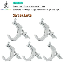 5Pcs/Lots Alumimun Alloy Clamp 150kg 40-60mm Hanger Hook Bracket Stage Durable Heavy Duty Hook Theatre DJ Lighting Kit Stage Lig