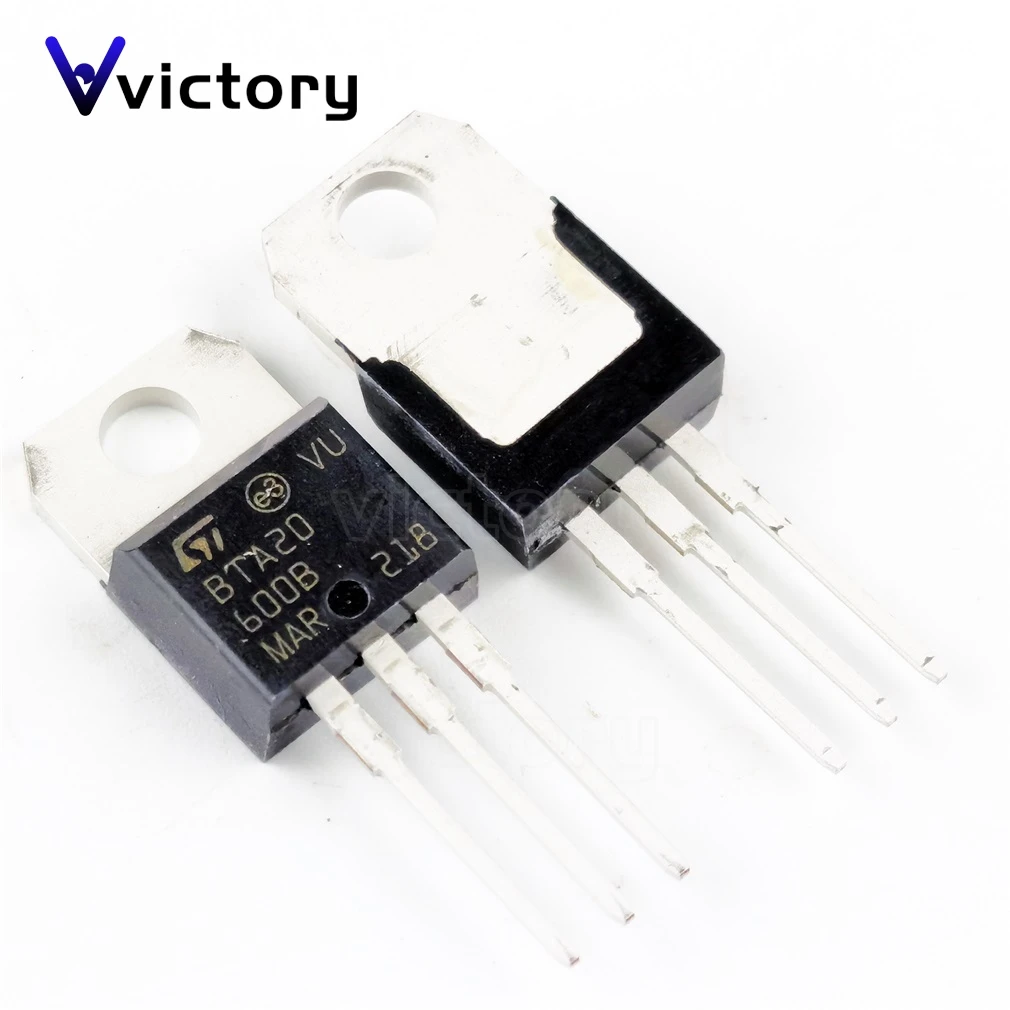 10PCS BTA06-600B/800B BTA08 BTA10 BTA12 BTA16 BTA20 BTA24 600B 800B TO-220 Three Terminal Didirectional Thyristor