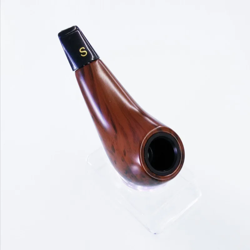 0013 Classic Wood Grain Resin Pipe filtro per camino tubi per fumatori lunghi pipa per tabacco regali per sigari Narguile Gift Grinder Smoke Mouthp