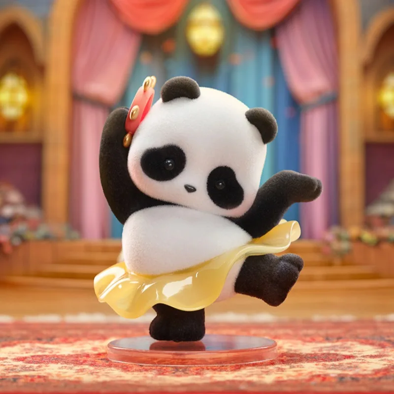 Panda Roll Ballet Stage Play Mysterious Blind Box, Figura Colecionável Bonito, Trendy Desktop Ornamentos, Surprise Box, Holiday Gift