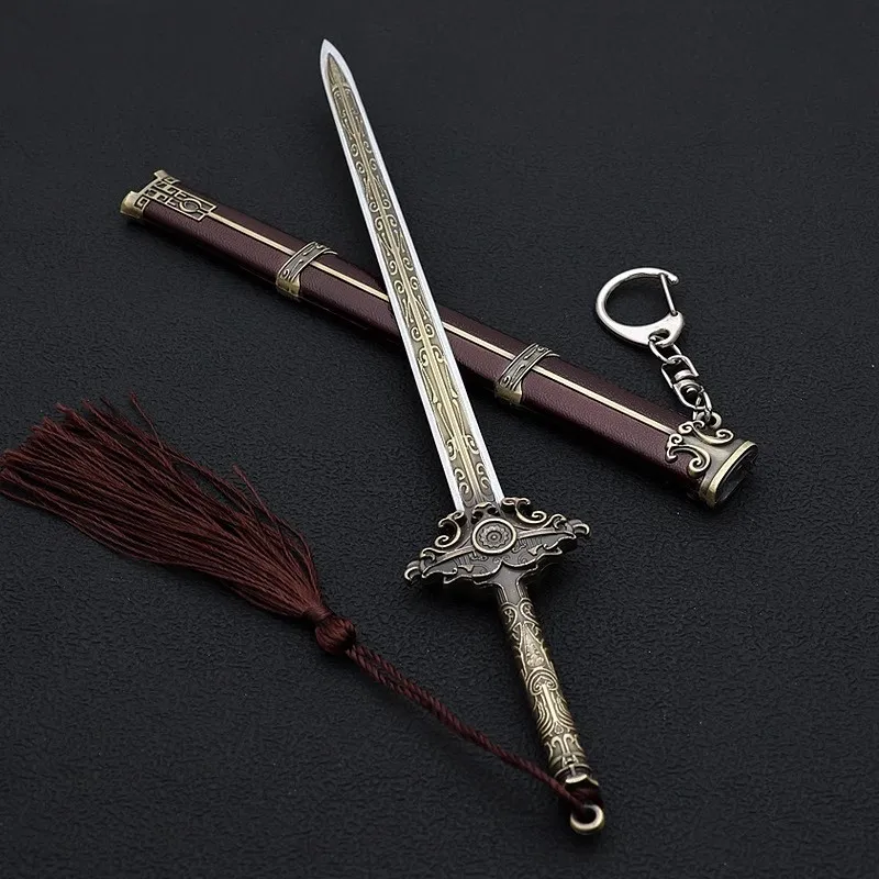 

22CM Miniature Weapon Primordial Spirit Sword With Sheath Model Toy Action Figure Soldier Scene Equipment In Stock Collection