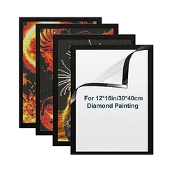 Diamond Painting Frames, Frames For 11x15in/28x38cm Diamond Painting Canvas, Magnetic Diamond Art Frame Self-Adhesive