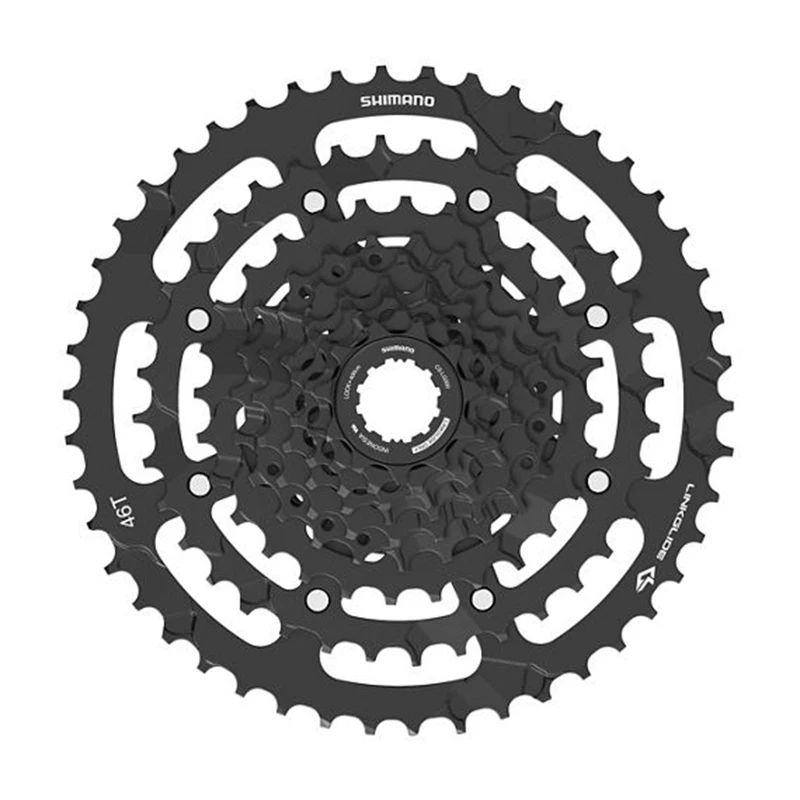 SHIMANO LINKGLIDE Cassette 9-speed CS-LG300-9 11-36T 41T 46T CUES U4000 Series Sprocket 9V 9S Origibal Bike Parts