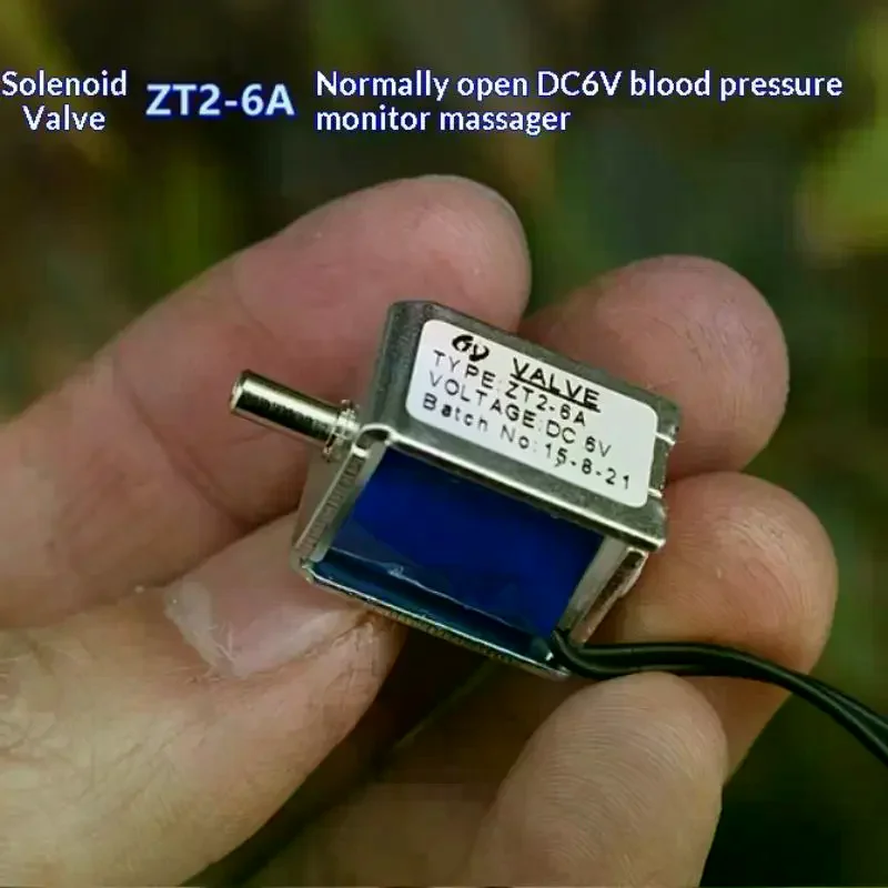 1/5Pcs Mini Electric Solenoid Valve ZT2-6A DC6V N/O Micro Air Gas Flow Control For DIY Circuit Project  Applica