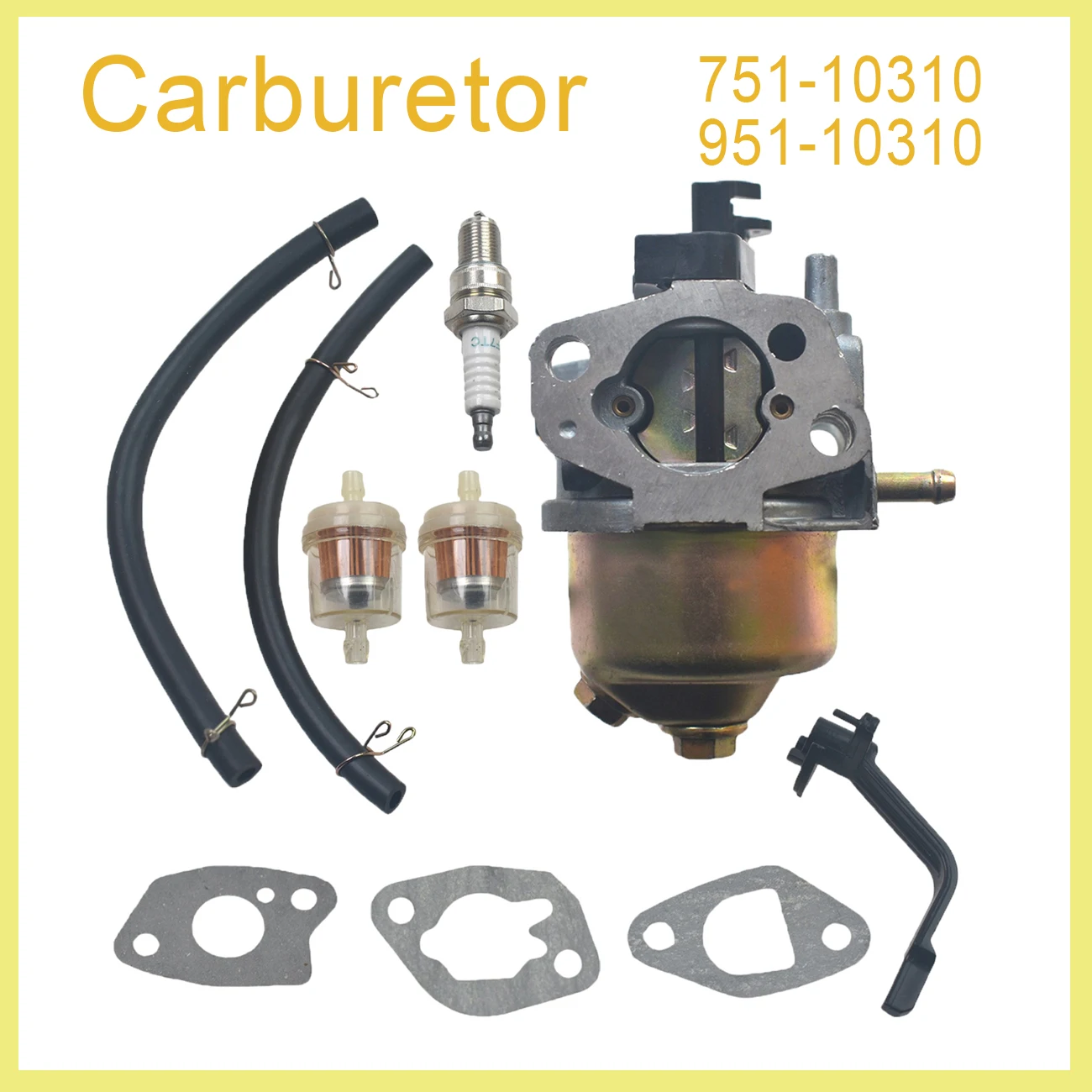 

Carburetor With Gasket Oil Filter Kit For Cub Cadet PowerMore Push Mower OHV 173cc Model 959478 11A-18MC056