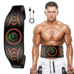EMS Abdominal Toning Belt, Estimulação Muscular Elétrica, Toner Muscular, Massageador Portátil de Fitness, Abs Trainer, Emagrecimento Corporal, Shaping