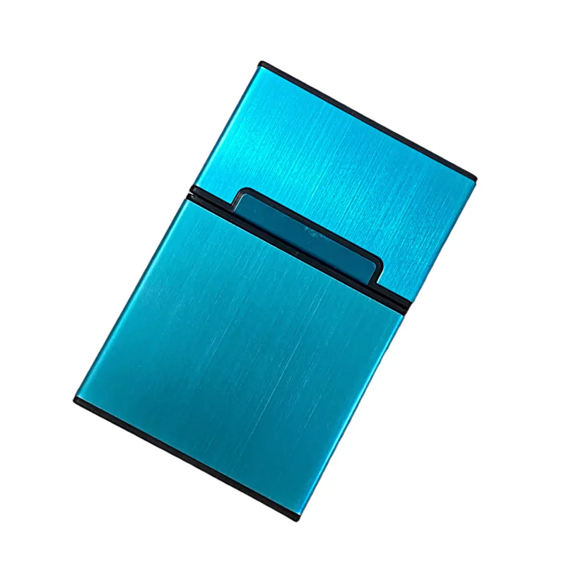 Portable Smoking Cigarettes Aluminum Cigarette Case Cigar Tobacco Holder Pocket Box Storage Container Gift Box